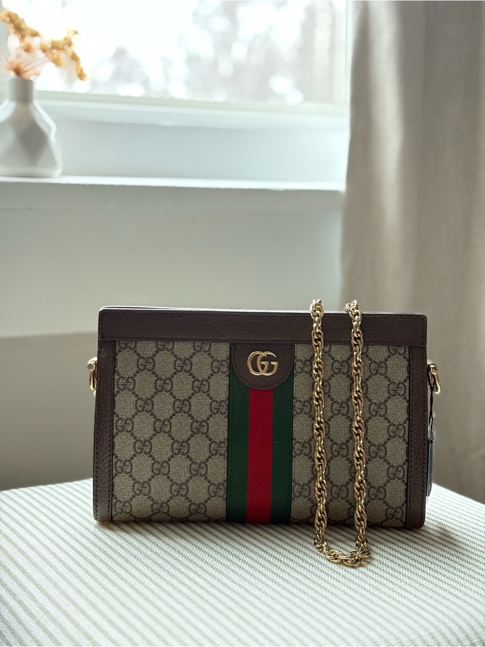 Gucci Ophidia GG Supreme Canvas Shoulder Bag